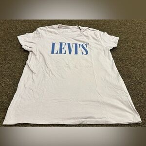 Levis Logo/White T-Shirt large